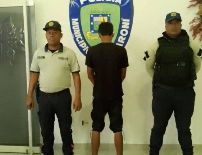 Policía Municipal Caroní captura a dos sujetos por violencia contra la mujer