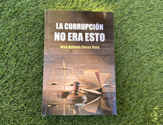 José Antonio Flores Vera retrata una visión diferente de la corrupción en su nueva novela