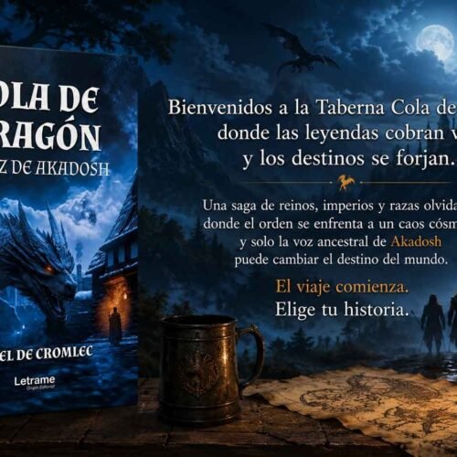 MIKEL DE CROMLEC PRESENTA ‘COLA DE DRAGÓN, LA VOZ DE AKADOSH’