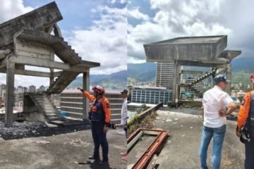 Demolición de emergencia: Terremotos dejaron inestable el «tanque aéreo» de la Torre David, el impactante daño se hizo viral