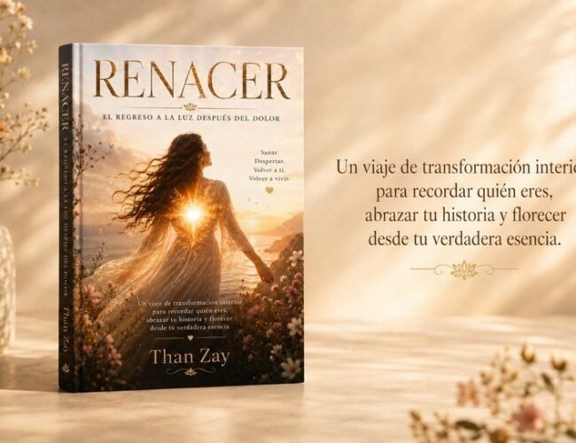 THAN ZAY INVITA A DEJAR DE SOBREVIVIR PARA VOLVER A UNO MISMO EN «RENACER. EL REGRESO A LA LUZ DESPUÉS DEL DOLOR»